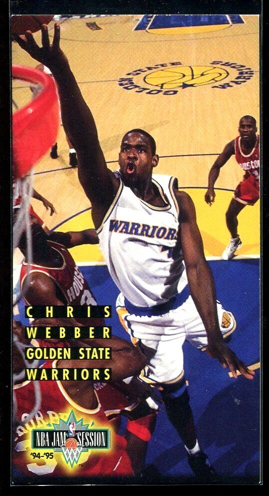 1994 Fleer Tall Boy Chris Webber #67 Golden State Warriors NBA Jam