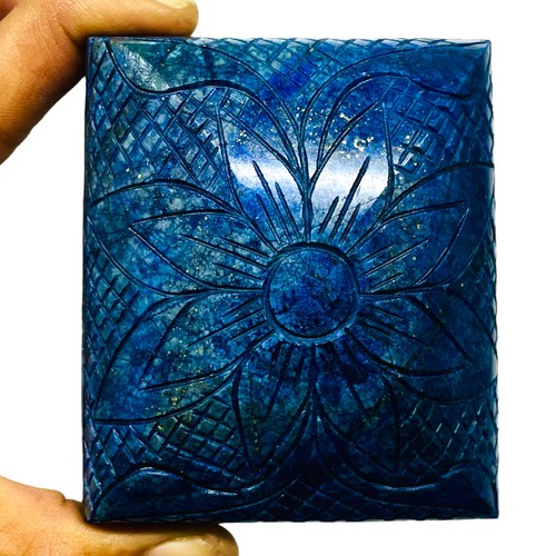 2770 Cts Certified Natural Lapis Lazuli Untreated Huge Carved Loose Gemstone - 第 1/14 張圖片
