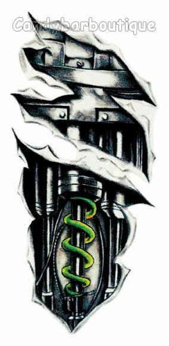 BUY 2 GET 1 FREE!! Old School Style Decadent Crystal Rose Temporary Tattoo - Picture 51 of 51