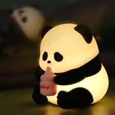 Kawaii Bear Panda Bubu and Dudu Led Night Light Lamp Cute Cartoon Nightlight Ani