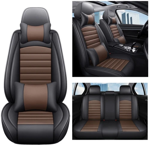 For Lexus Car Seat Cover Protectors Waterproof Leather Front Rear Seat Cushion - Bild 12 von 28