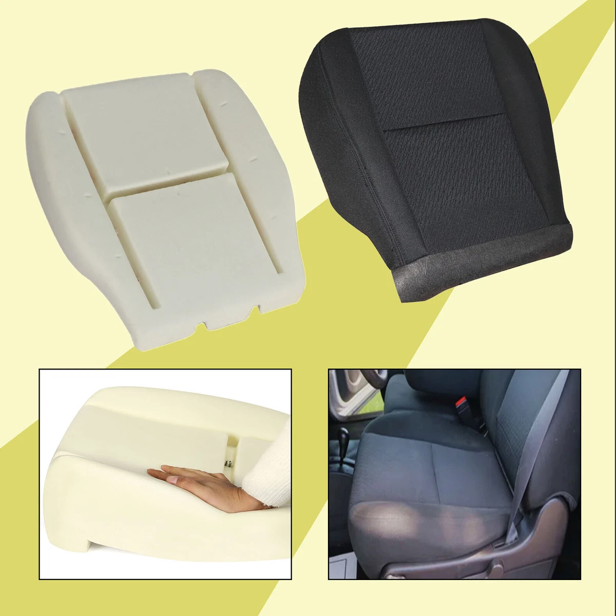 Fits 07 13 Chevy Silverado Driver Side Bottom Seat Cover Foam