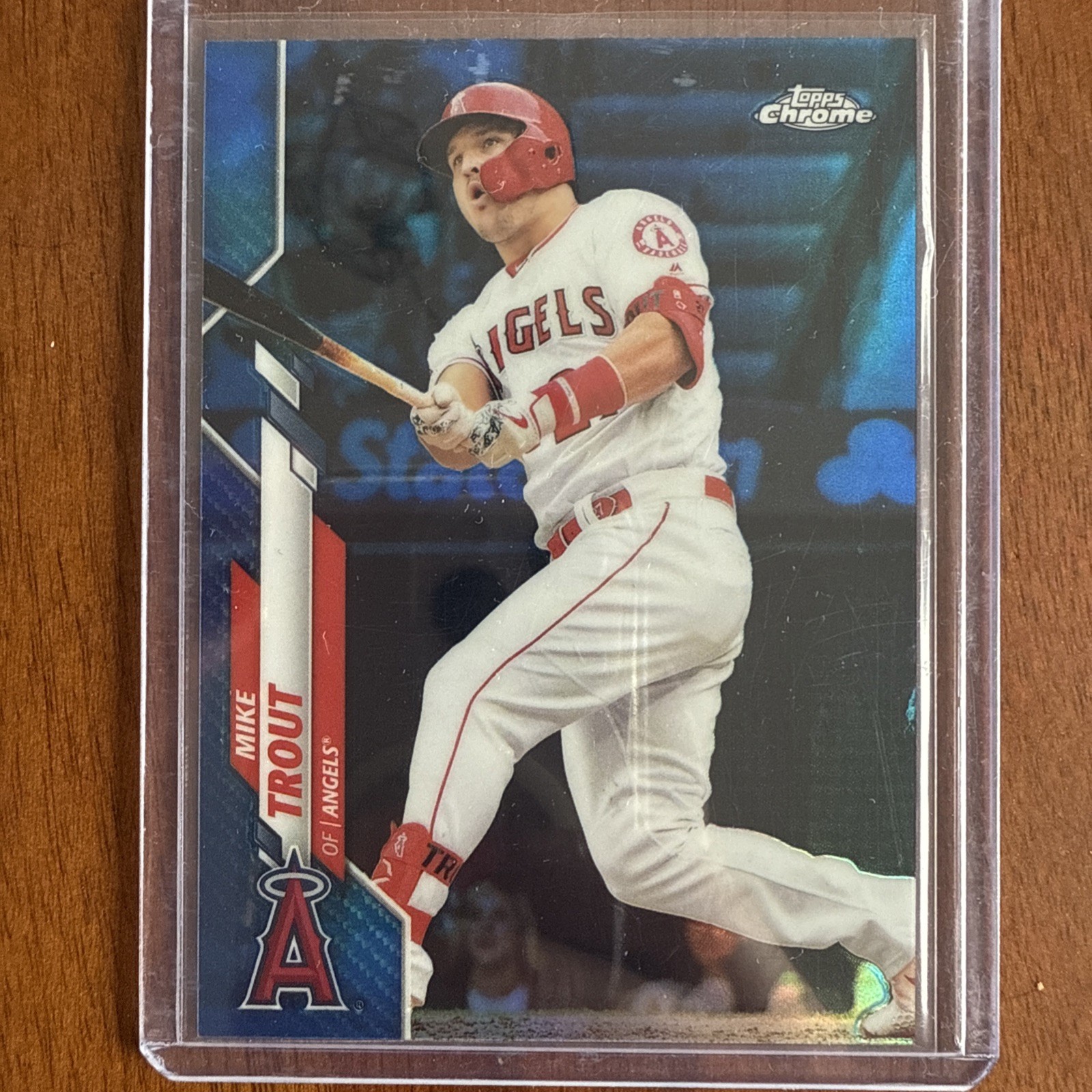 2020 Topps Chrome - Mike Trout #1 Blue Refractor /150