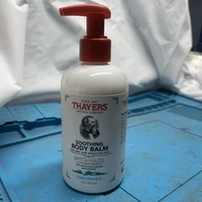 Thayers Soothing Body Balm Unscented 8 oz w/ Witch Hazel, Apple Cider & Aloe
