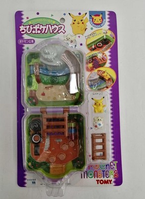 Tomy Pokemon Chibi Poke House Figure Polly Pocket Compact Pokémon Park Used