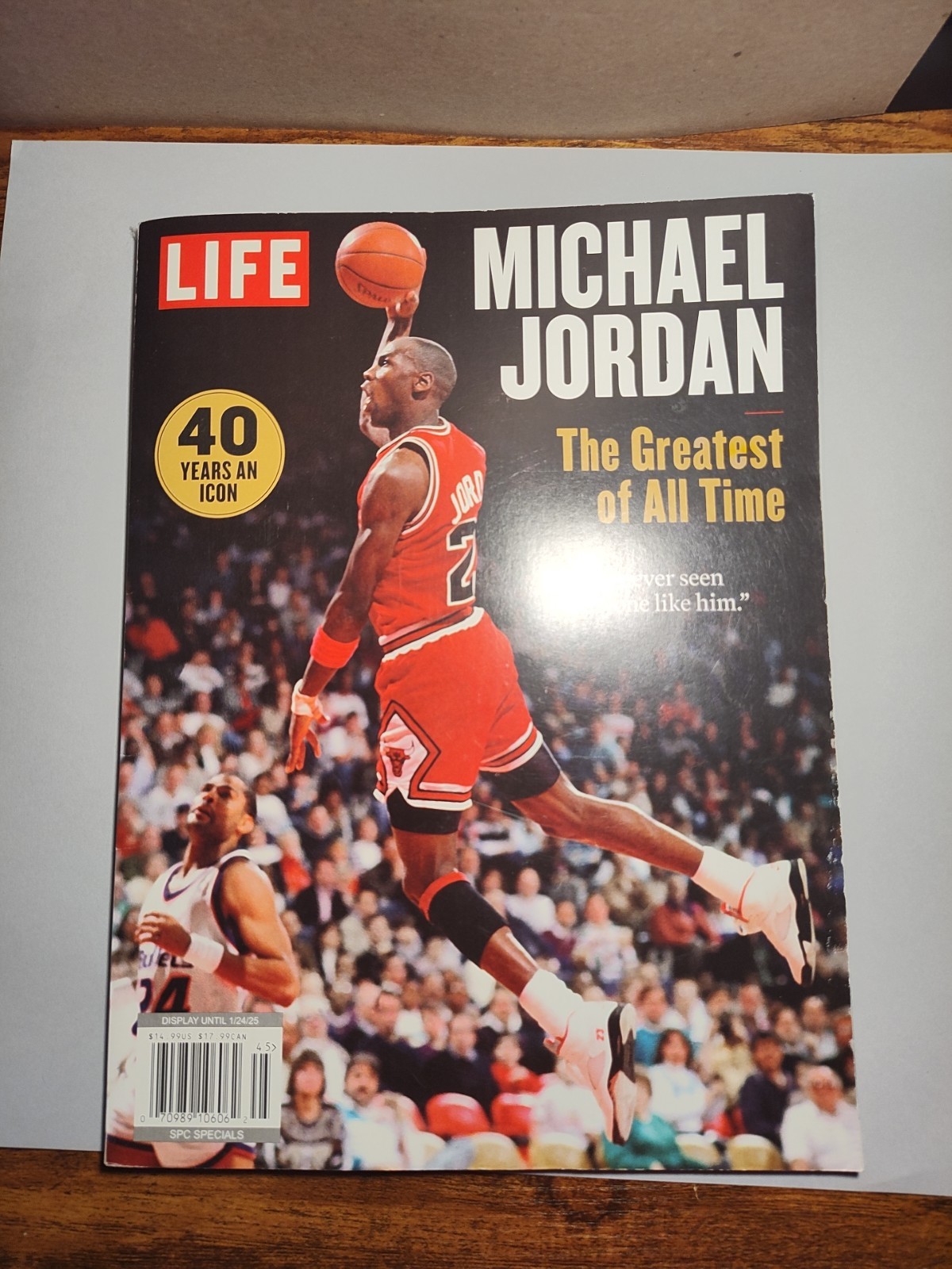 LIFE Magazine Michael Jordan The Greatest Of All Time 2025 • 40 Years An Icon