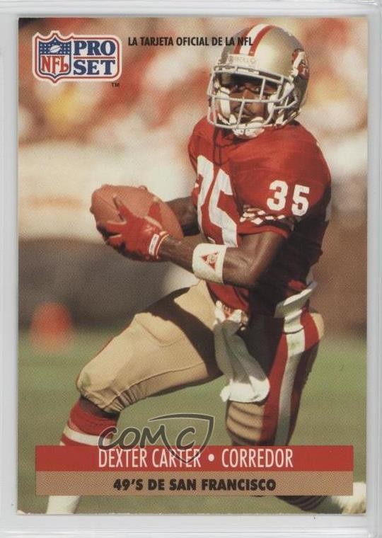 1991 Pro Set Spanish Dexter Carter #217 0l4h