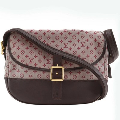 Louis Vuitton Belanger Shoulder Bag M92171 Monogram Mini Canvas Cherry 2004 Red
