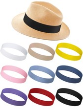 9 Pcs Hat Band for Men Women Western Cowboy Hat Bands Colorful Elastic Panama...
