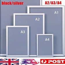 SnapFrame Outdoor A4 A3 A2 lockable retail sign holder clip display 3 sizes