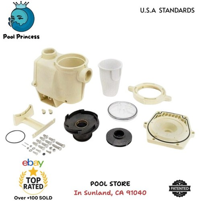 #ad Pentair 357149 Replacement Kit PCG Complete 2.0 HP WhisperFlo volute kit 075455 $268.00