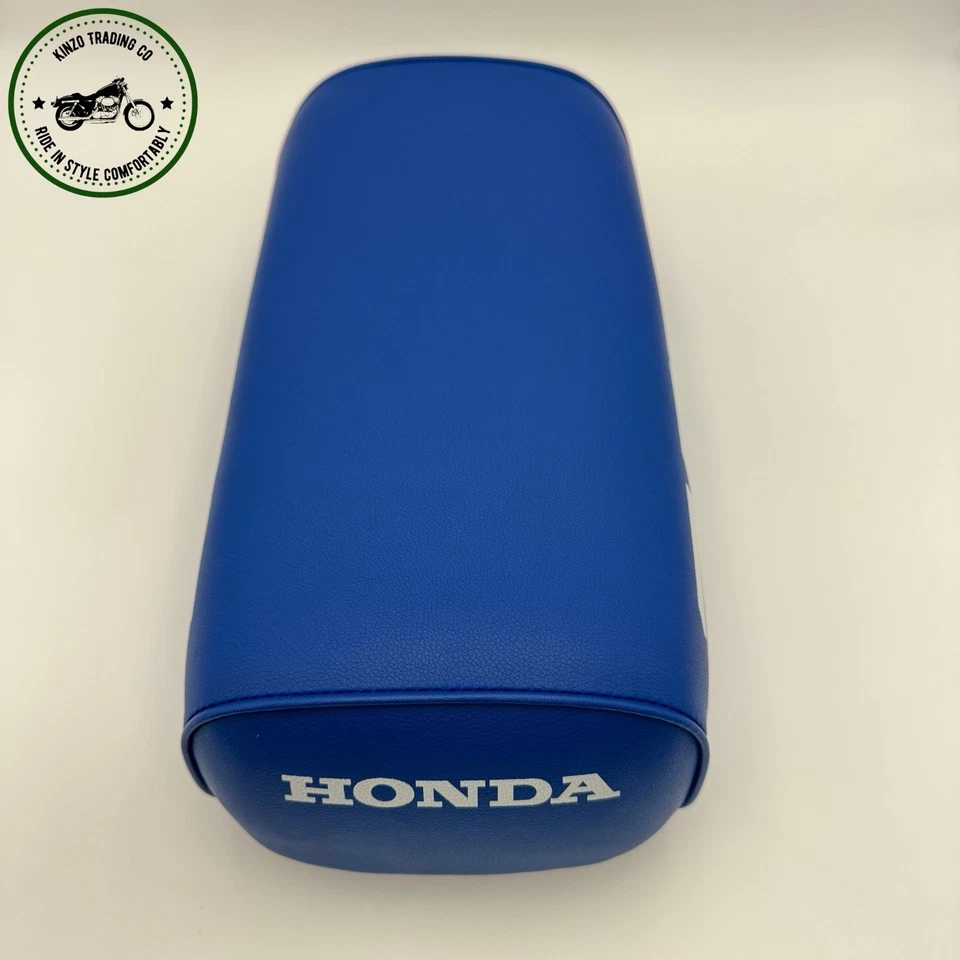 Nuevo OG 1978-85 Honda ATC70 azul liso #2 sillín asiento bandeja motocicleta completa. Foto 2 de 4