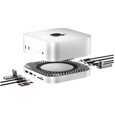 Aluminum Mac Mini Hub with SSD Enclosure