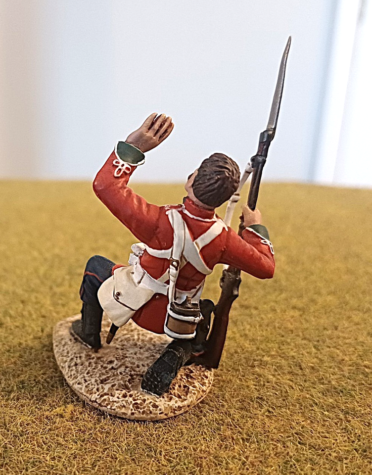 Britains Zulu War 20044 - British 24th Foot Charging No.1 54mm