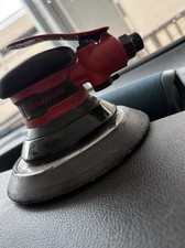 Snap On Tools 6-inch Dual Function Orbital Rotary Handled Sander Red