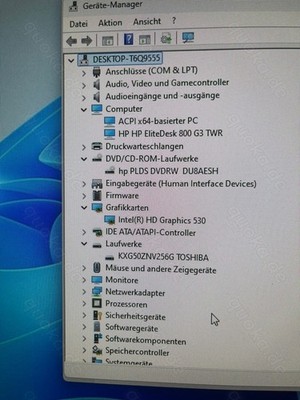 HP Elitedesk Intel(R) Core (TM) i5-6500 CPU 3,2GHz