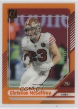 2024 Panini Clearly Donruss Orange 93/199 Christian McCaffrey #46 0fo5