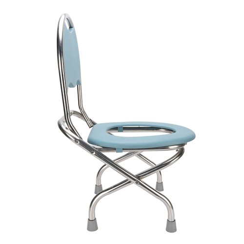 Commode Chair Nonslip Space Saving Multifunctional Foldable Toilet Chair For - Picture 11 of 12
