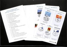 Bund ETB Ersttagsbl&auml;tter 2015 Jahrgang komplett mit  selbstklebend