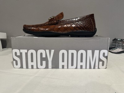 New Stacy Adams Stacy Adams Mens Embrey Moc T Cognac 8.5MNew, never worn