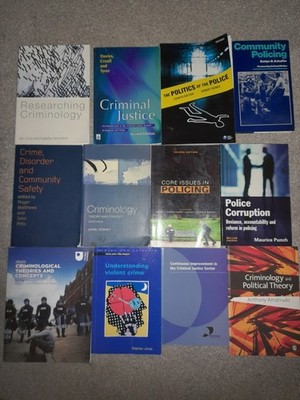 Job Lot Academic Books Policing Research Criminology Sociology Crime Victims