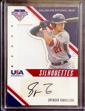 2019 Panini USA Baseball Stars&Stripes Jerseys /199 Spencer Torkelson Auto#P6305