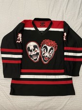 Insane Clown Posse Wicked Clowns Psychopathic Hockey Jersey Size Small ICP