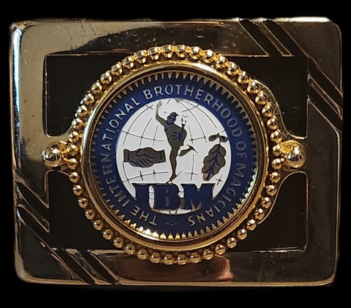The International Brotherhood of Magicians Belt Buckle Please read description