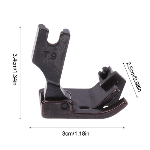 T9 Adjustable Multifunctional Presser Foot Hemming Folded Rolling Edge Guide _ou - Photo 2/10