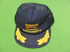 Vintage TREASURE CHEST SACRAMENTO Adjustable Snapback Foam/Mesh Baseball Hat/Cap