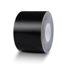 Heavy Duty Black Duct Tape, 10 Mil Extra Thick, 4 in x 60 Yds 180 ft , Water...
