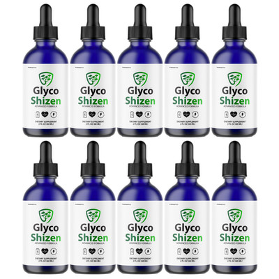 GlycoShizen Drops Support Healthy Blood Balance -10 Bottles Official