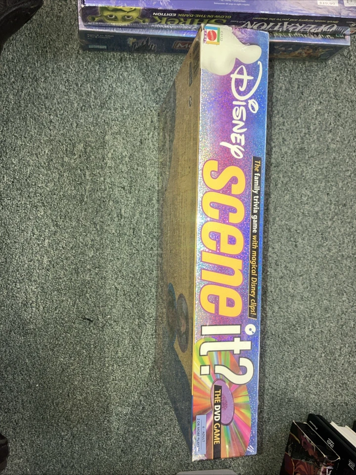Disney Scene it? The DVD Family Trivia Game Mattel 2004 Pixar Disney SEALED NEW - Image 2 of 4