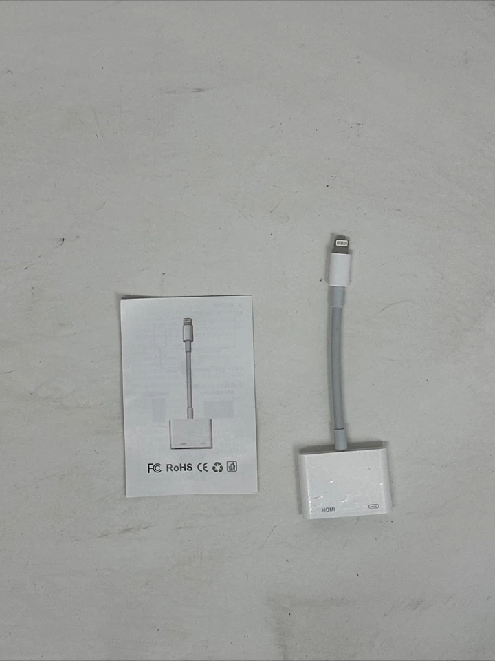 Adaptador Original Apple Lightning a AV Digital (modelo MW2P3AM/A) HDMI y Lightning Foto 4 de 4