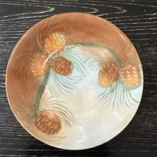 Favorite Bavaria, German Porcelain Gold Rim 6” Plate, HP, Artist Signed, PO-VG++