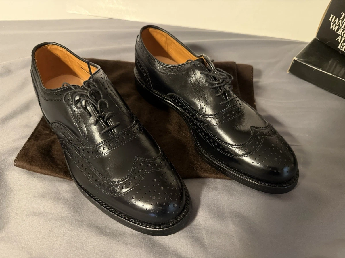 Allen Edmonds Clifton Cap Toe Leather Dress Oxford Shoes Size 7.5E Black USA Allen Edmonds Men main image 4