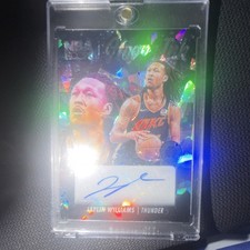 Panini NBA Hoops Premium Jaylin Williams Thunder Hoops Ink Autograph Prizm #HI-…