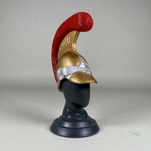Franklin Mint 1981 France Carabiniers at Waterloo Mini Helmet w/ Stand