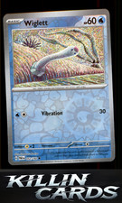Reverse Holofoil Wiglett - 052/182 052/182 Pokemon Common SV04: Paradox Rift Car