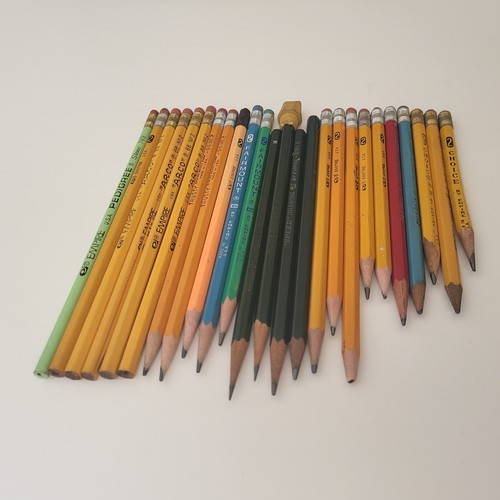 Vtg Black Empire Pencil Co Box & 25 Empire Pencils Inside Pueblo Fairmount No 2 - Picture 19 of 24