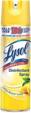 Lysol Disinfectant Spray, Lemon Breeze, 19oz, Clear Free Shipping
