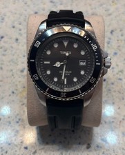 Vintage Timex T29781 Diver Style Watch Indigl...