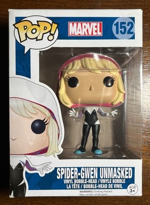 Funko POP! Marvel Spider-Gwen Unmasked #152 (No Sticker) Walgreens Exclusive