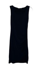 Nicole Miller Stretch Knit Dress. Side Scrunch. XS