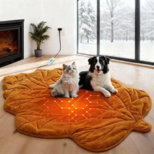 Extra Large Waterproof Electric Heating Pad for Dogs  Cats, Washable, 57"x47