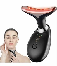 7-in-1 Deplux Face Neck Massager for Skin Care at Home, Facial Massager Glossy B