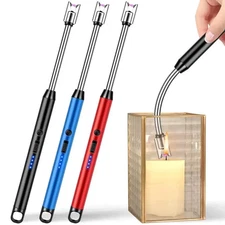 Electric Lighter Arc USB Rechargeable Candle BBQ Electronic Windproof Kitchen