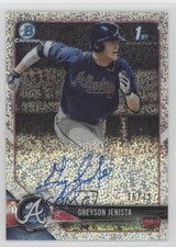 2018 Bowman Draft Chrome Pick Sparkles Refractor 16/71 Greyson Jenista Auto so4