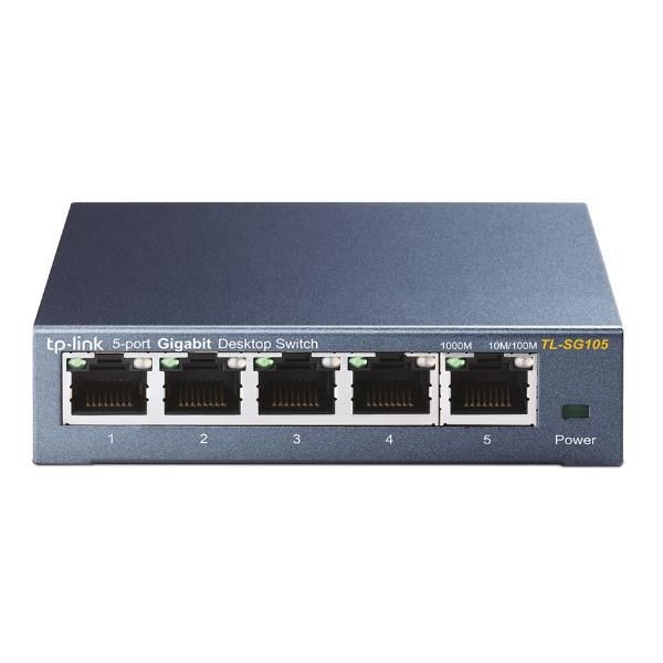 Tp-Link Switch Sg105 5 Porte Gigabit 10/100/1000 Mbps Metallico - Immagine 10