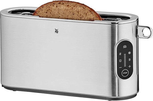 Wmf Lumero Toaster 2 Scheiben, Langschlitz Mit BröTchenaufsatz, Xxl, 10 Modis-image